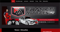 Desktop Screenshot of franksautodienst.ch