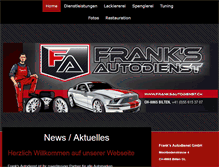 Tablet Screenshot of franksautodienst.ch